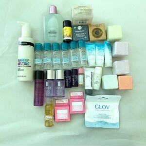 Makeup remover micellar water soap lot full & sample size